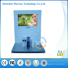 cosmetic counter display with 10 inch lcd screen
